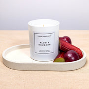 Plum & Rhubarb Candle - Luxury Soy Wax - REGN