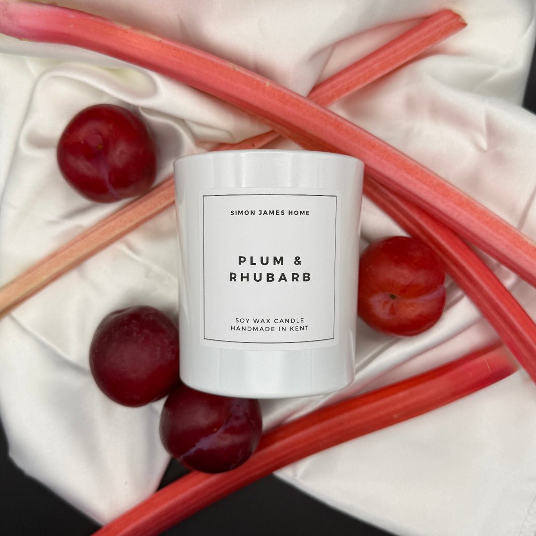 Plum & Rhubarb Candle - Luxury Soy Wax - REGN