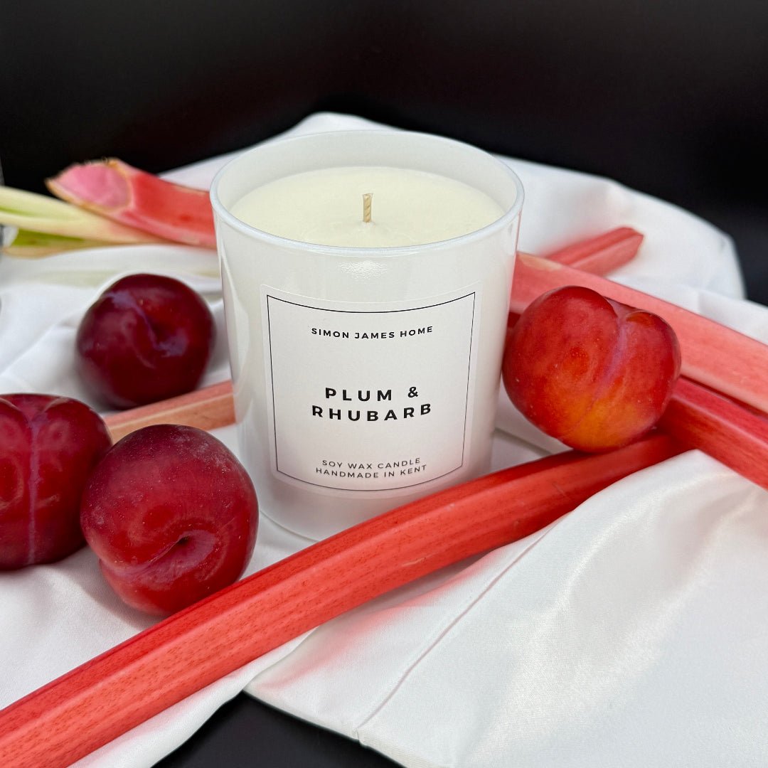 Plum & Rhubarb Candle - Luxury Soy Wax - REGN