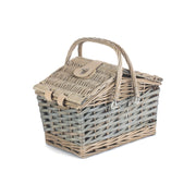 Poplar Antique Wash Swing Handled Hamper - REGN