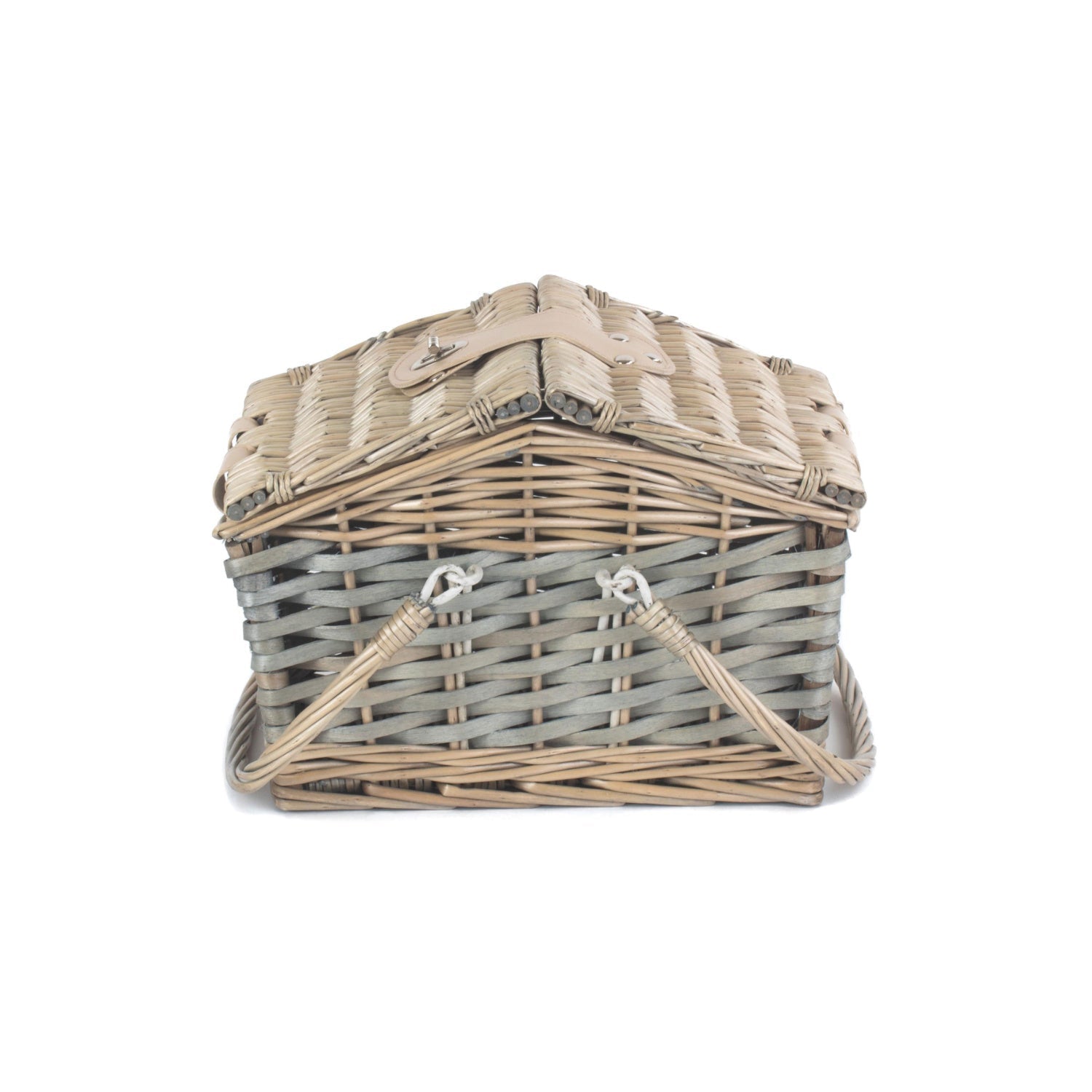 Poplar Antique Wash Swing Handled Hamper - REGN