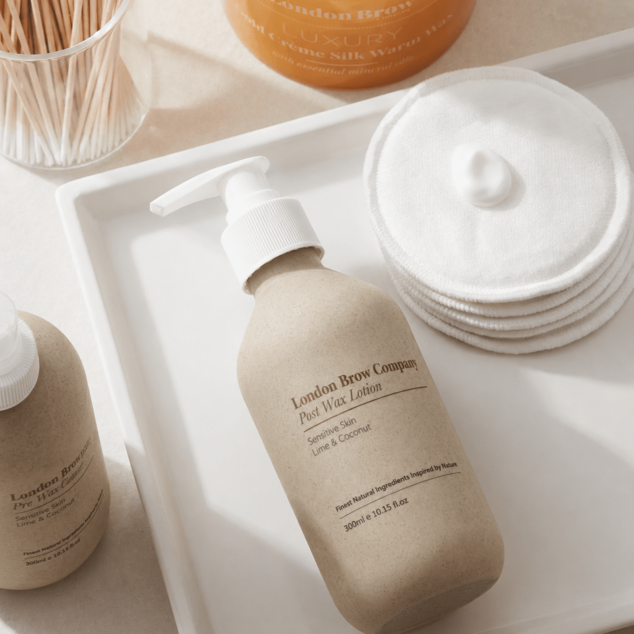 Pre-Wax Cleanser & Post-Wax Lotion Set - All Natural - REGN