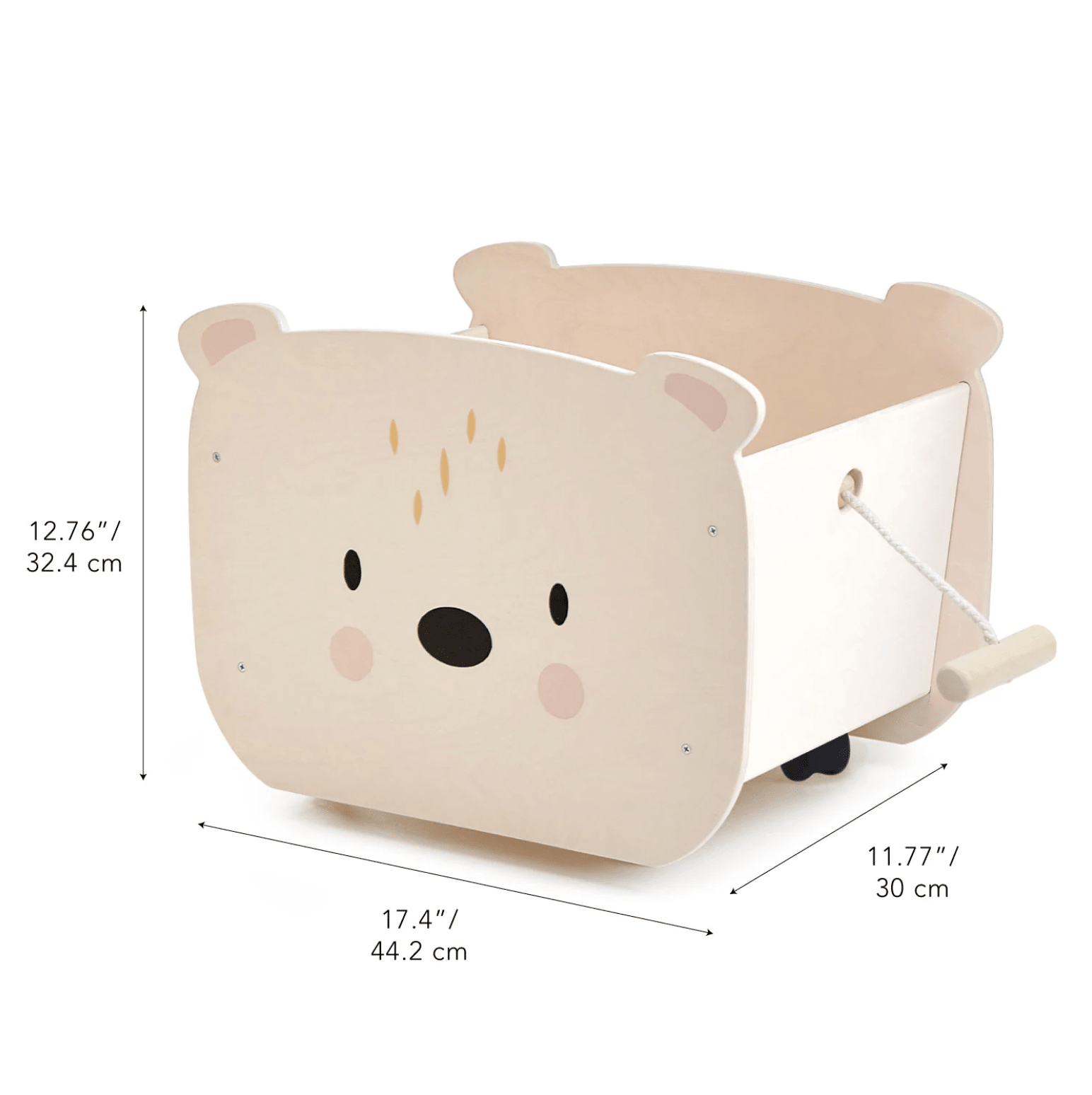 Pull Along Bear Cart - REGN