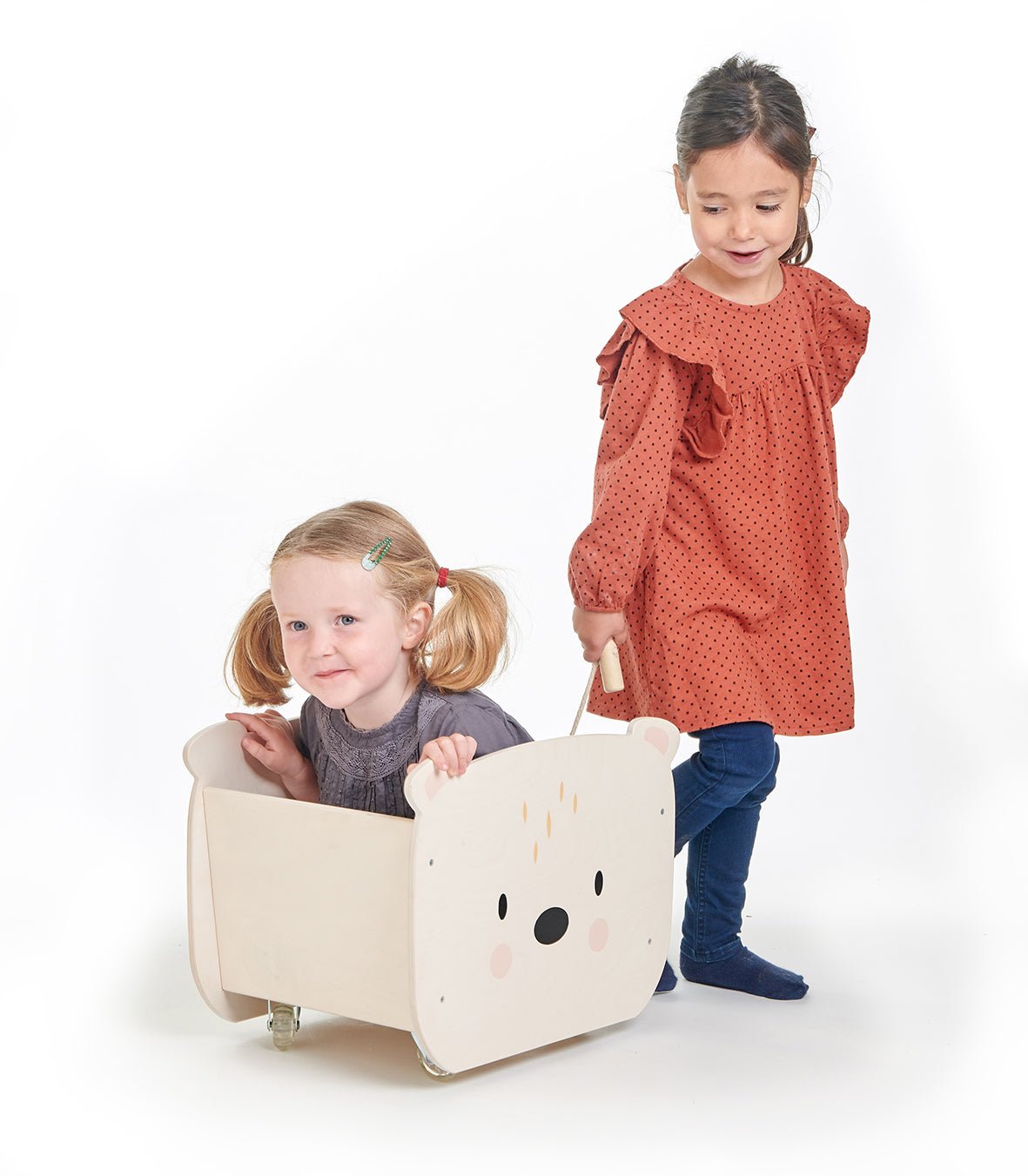Pull Along Bear Cart - REGN