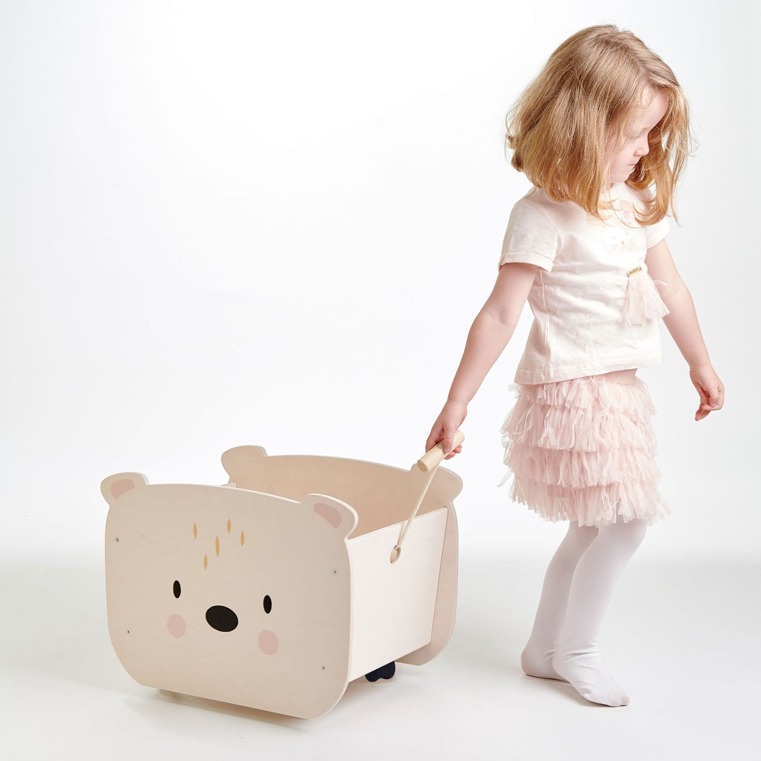 Pull Along Bear Cart - REGN