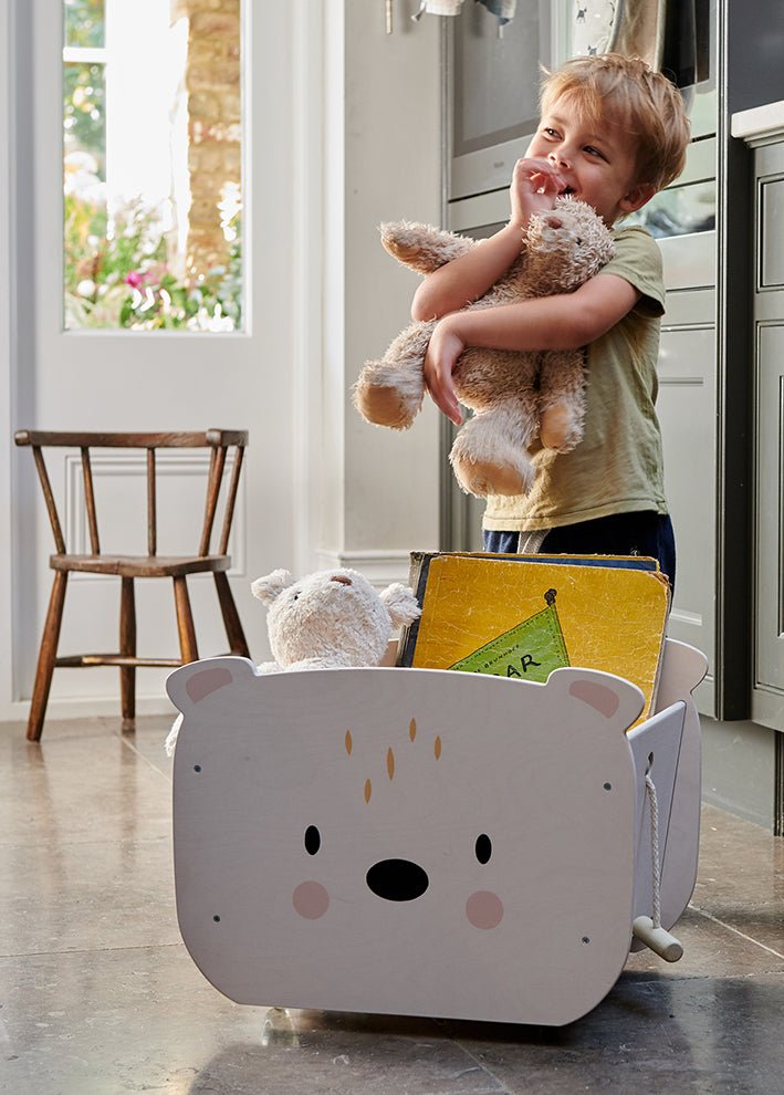 Pull Along Bear Cart - REGN