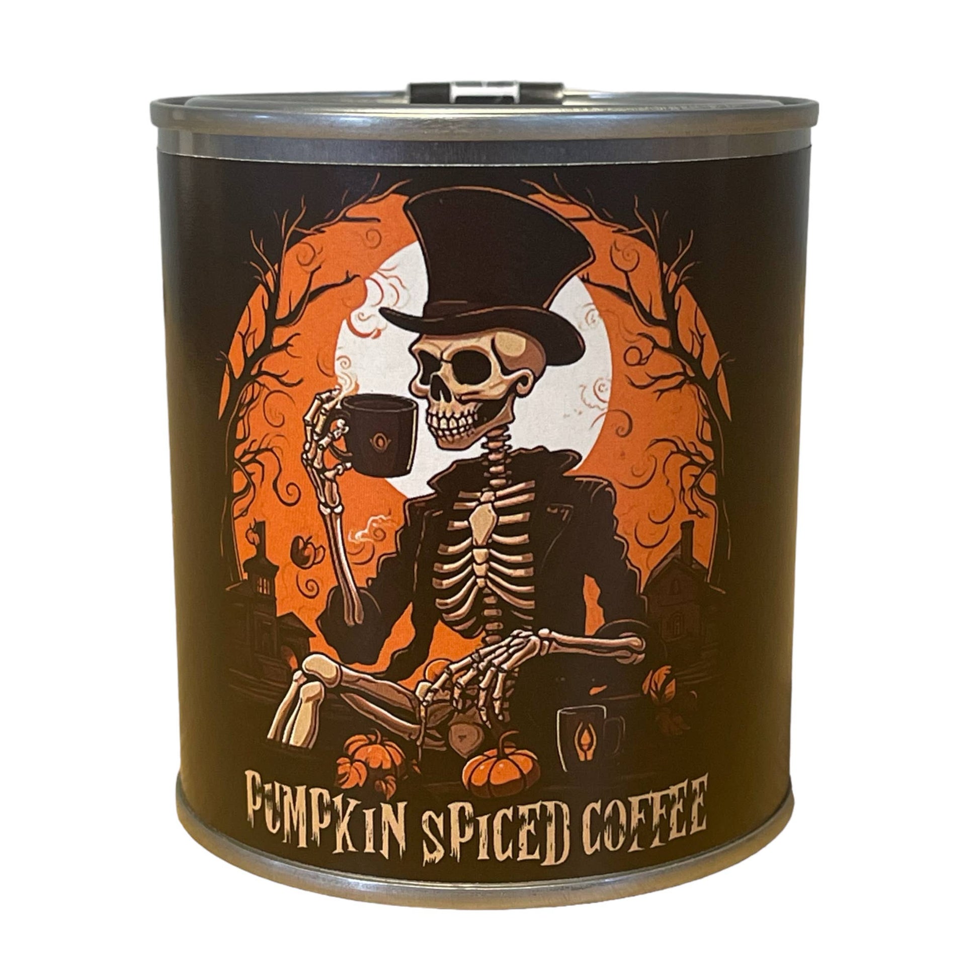 Pumpkin Spice Flavour Ground Coffee – Graveyard 100ml Tin - REGN
