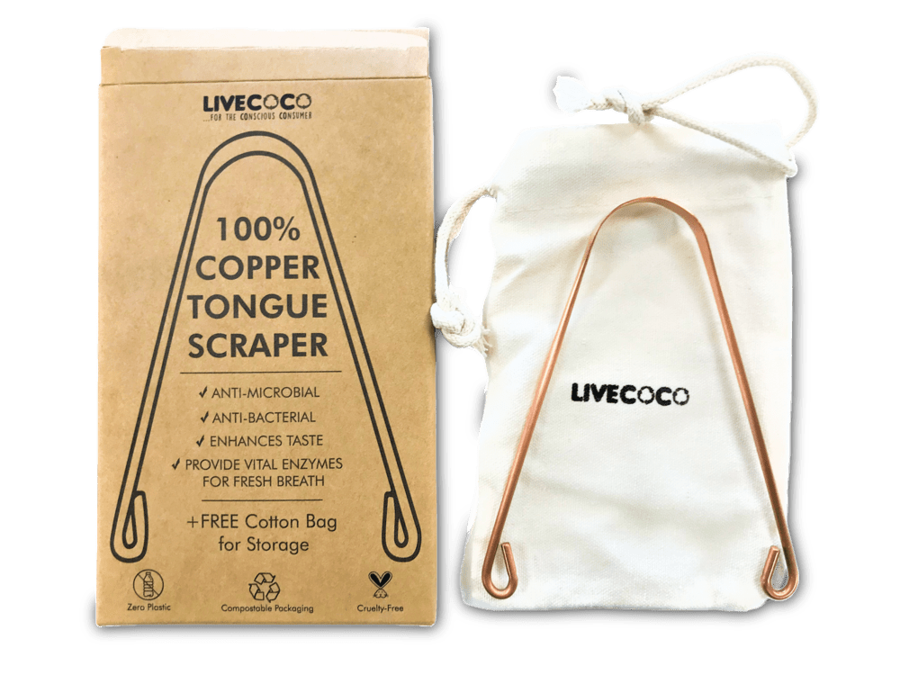 Pure Copper Tongue Scraper (anti-microbial) - REGN