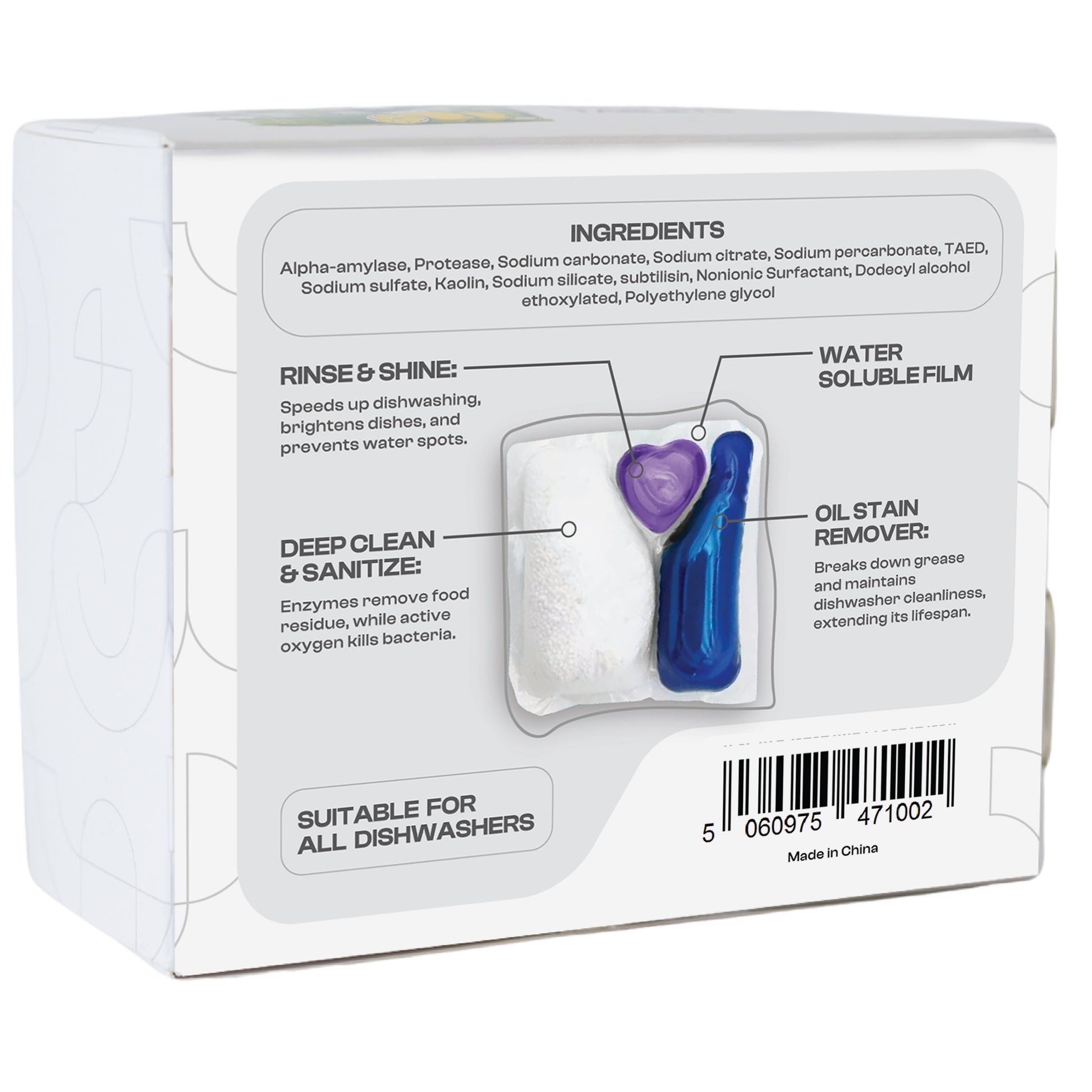 Purum Dishwasher Tablet – 1 - Year Supply (360 Tablets) | Plastic - Free & Eco - Friendly | Save 20% - REGN