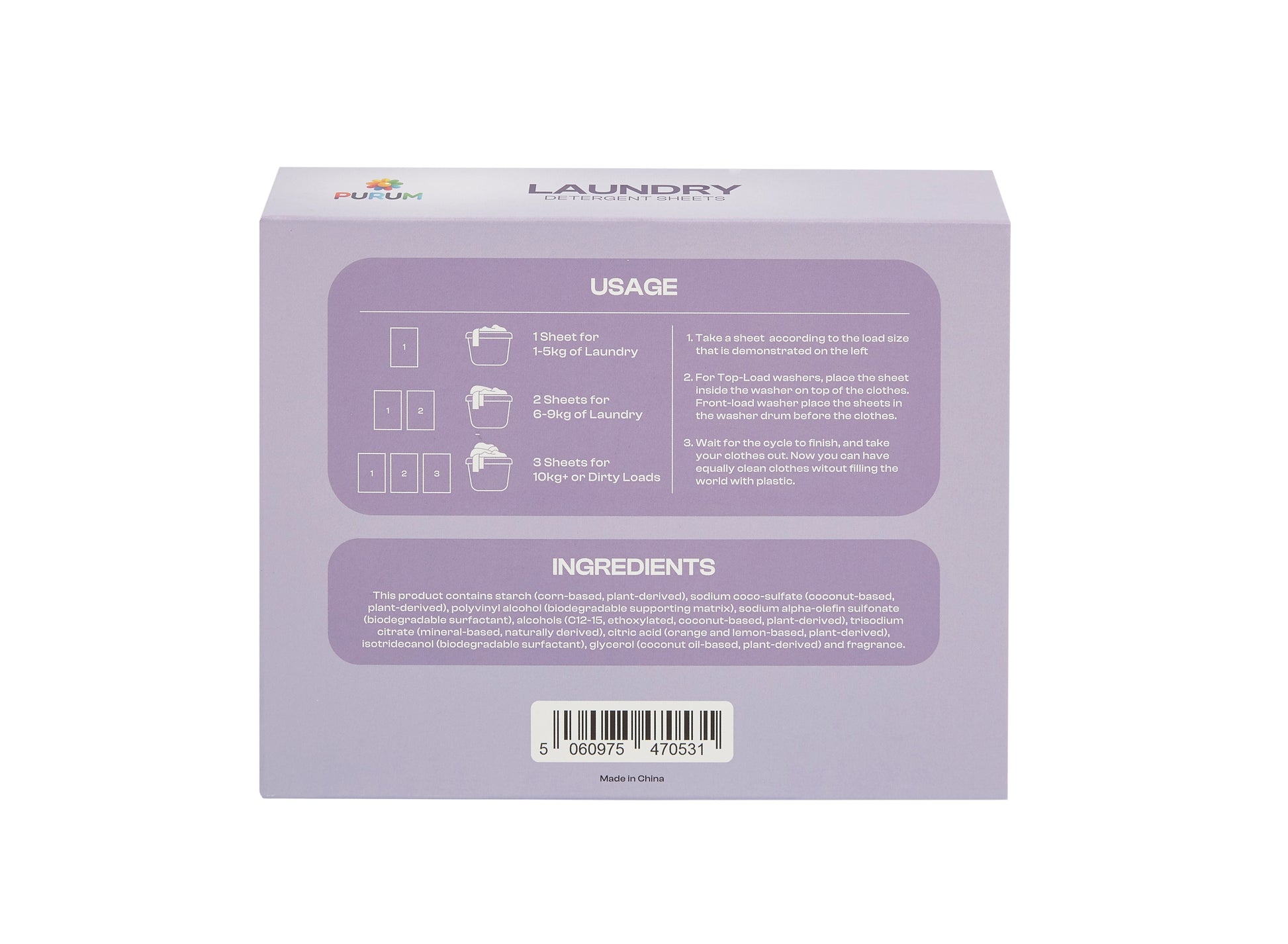 Purum Eco Laundry Mega Bundle – 320 Laundry Sheets + 1.375kg Scent Boosters - REGN