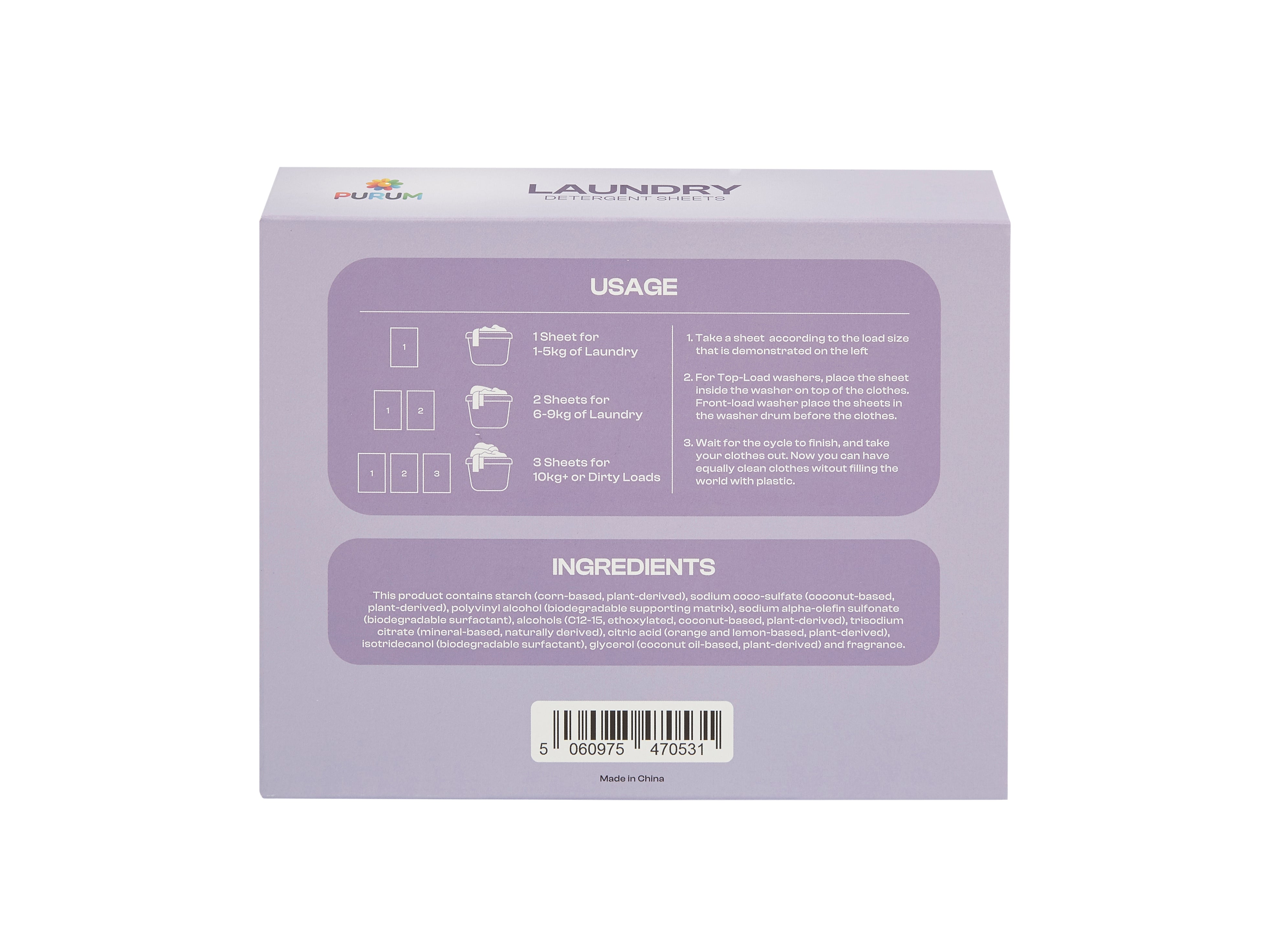 Purum Eco Laundry Mega Bundle – 320 Laundry Sheets + 1.375kg Scent Boosters - REGN