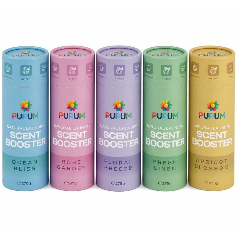 Purum Laundry Scent Boosters Try Them All Bundle – 5 Scents, 5 Tubes
