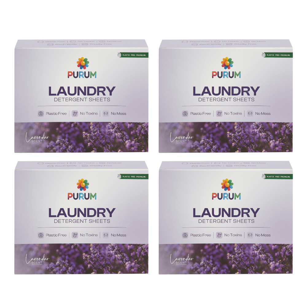 Purum Laundry Sheets 64 Pack - 4 Pack Bundle - REGN