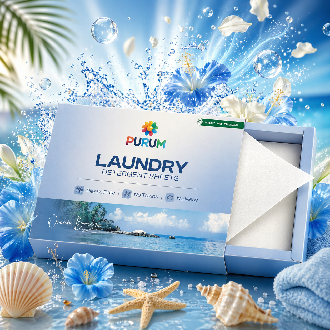 Purum Laundry Sheets - 64 Pack - REGN