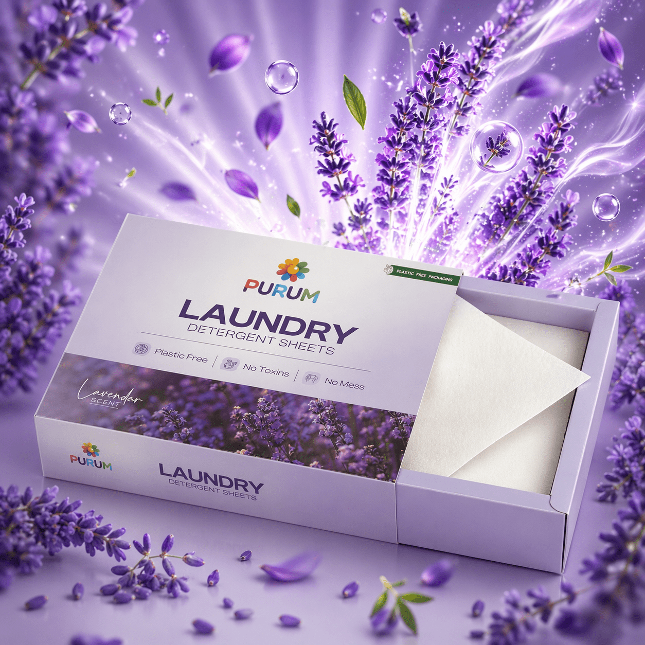 Purum Laundry Sheets - 64 Pack - REGN
