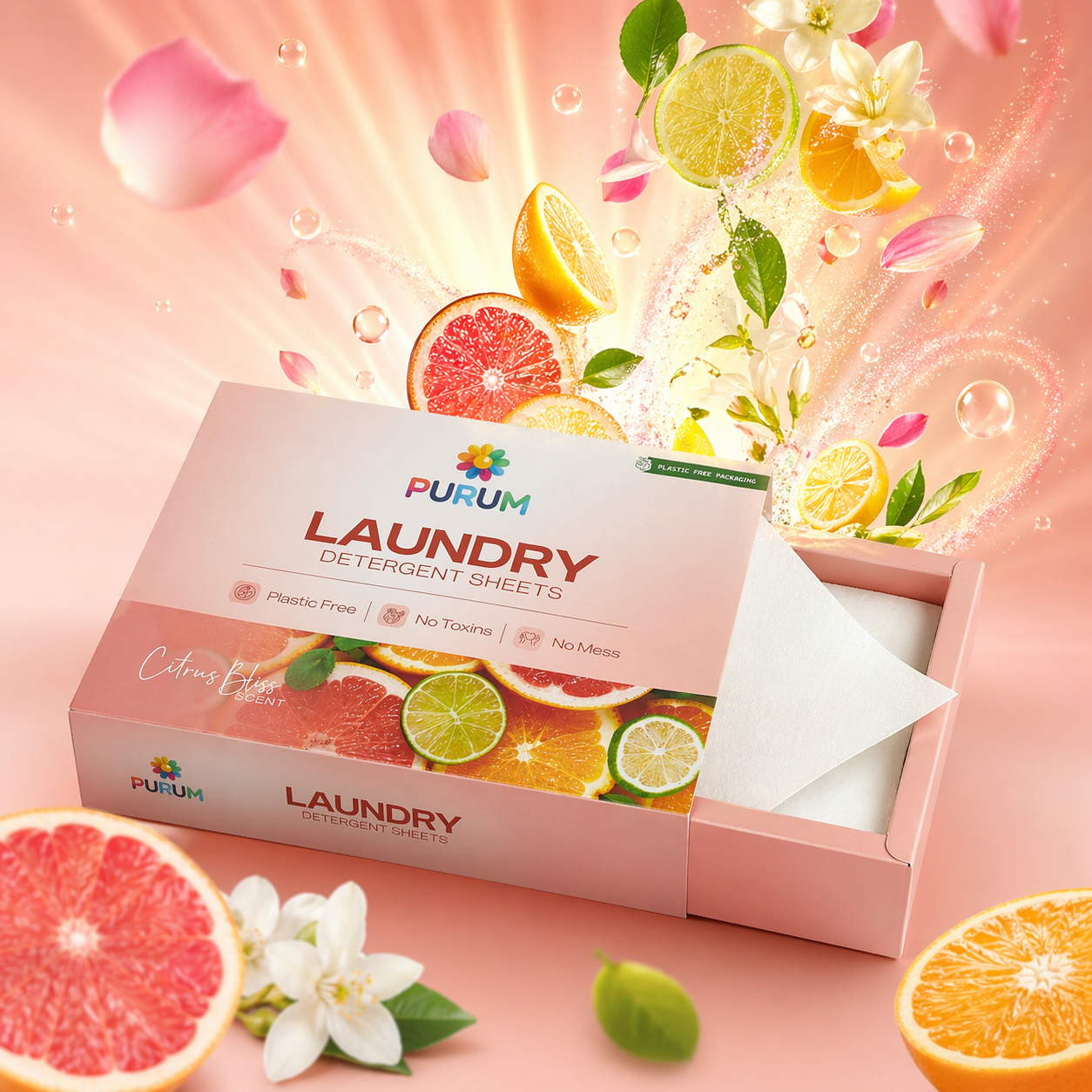 Purum Laundry Sheets - 64 Pack - REGN