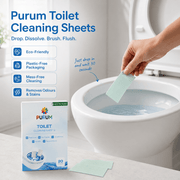 Purum Toilet Cleaning Sheets – Plastic-Free & Eco-Friendly - 20 Pack - REGN