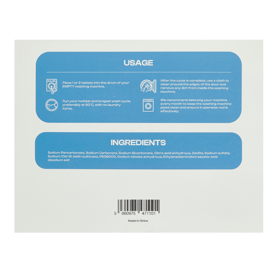 Purum Washing Machine Cleaner Tablets – 24 Pack - REGN