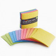Rainbow Eco Durable Dish Cloths, Vegan Biodegradable Kitchen Cloths 4 Pack - REGN