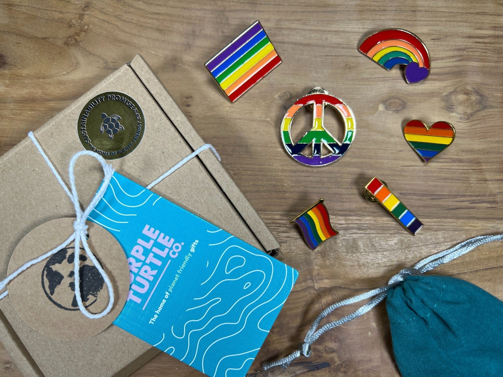 Rainbow Pride Badges Gift Set - REGN
