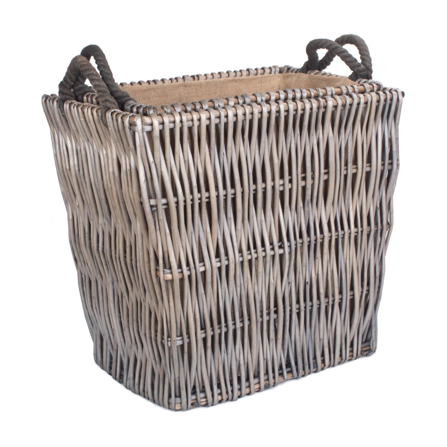 Rectangular Grey Log Basket Set 2 - REGN