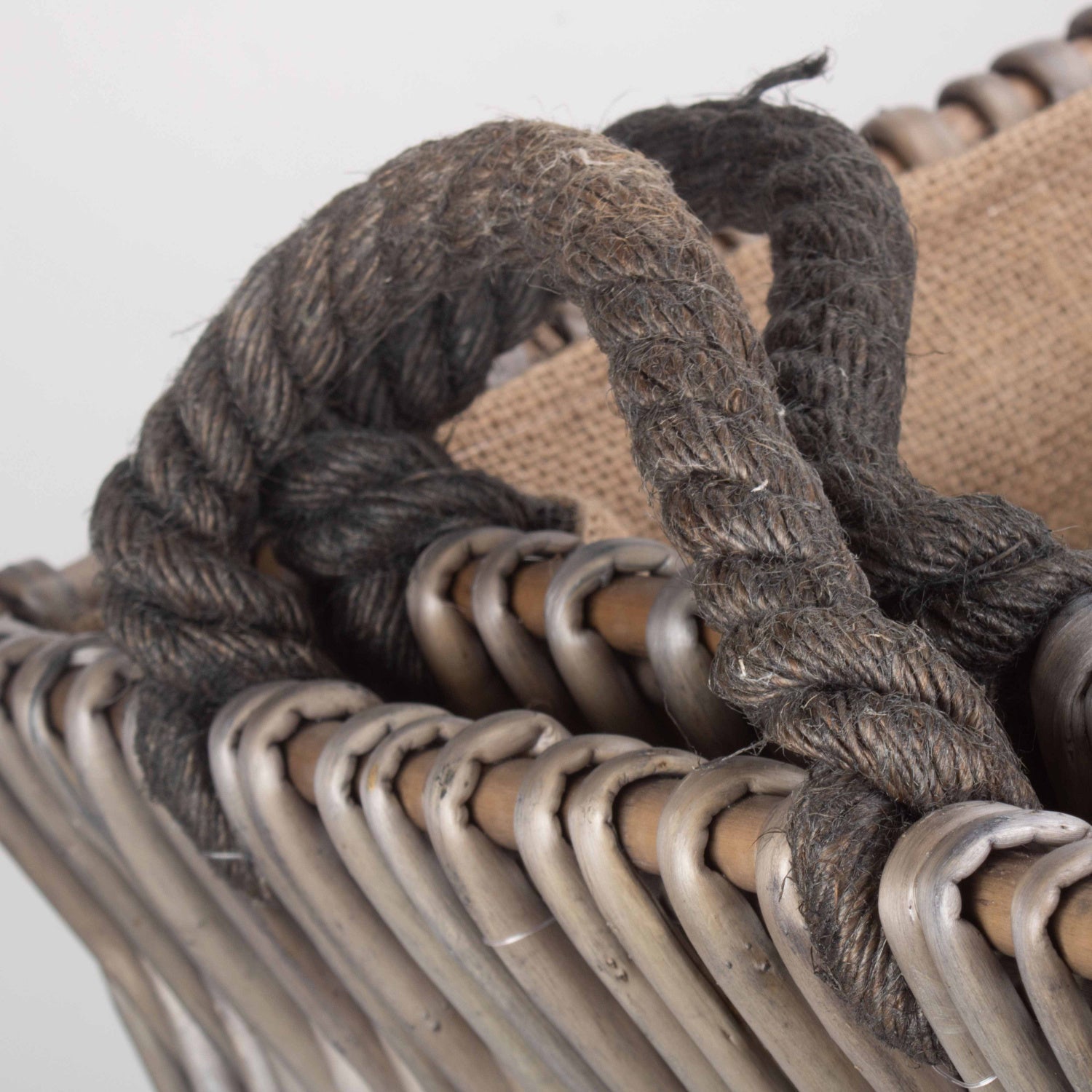 Rectangular Grey Log Basket Set 2 - REGN