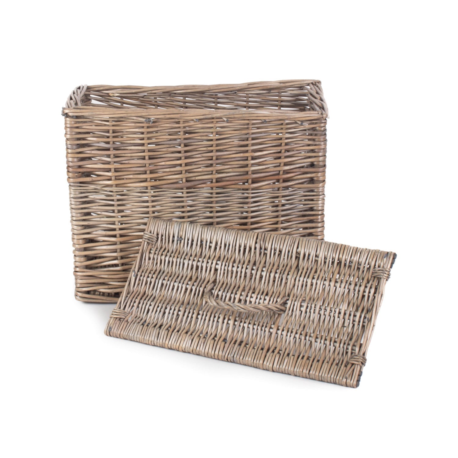 Rectangular Toilet and Bathroom Tidy Lidded Basket - REGN