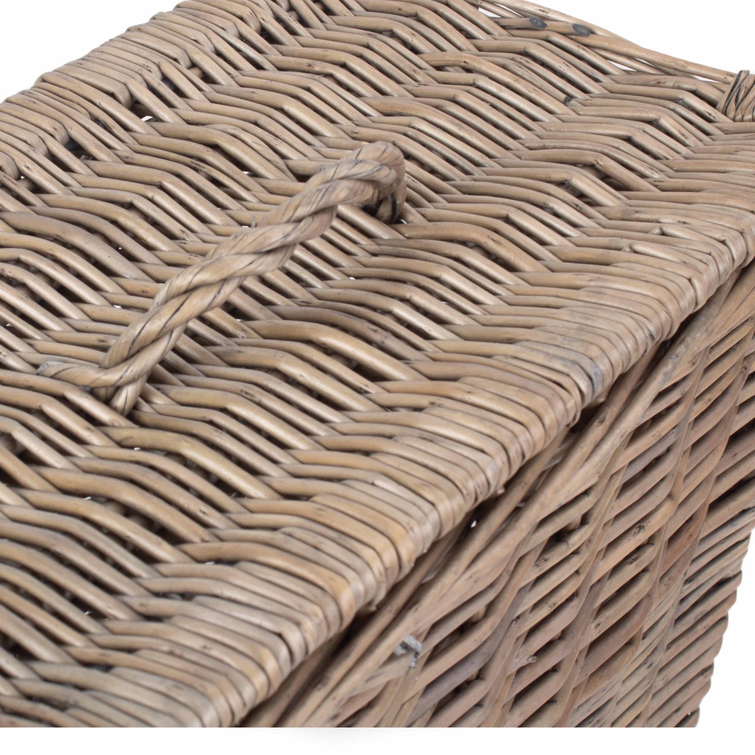 Rectangular Toilet and Bathroom Tidy Lidded Basket - REGN
