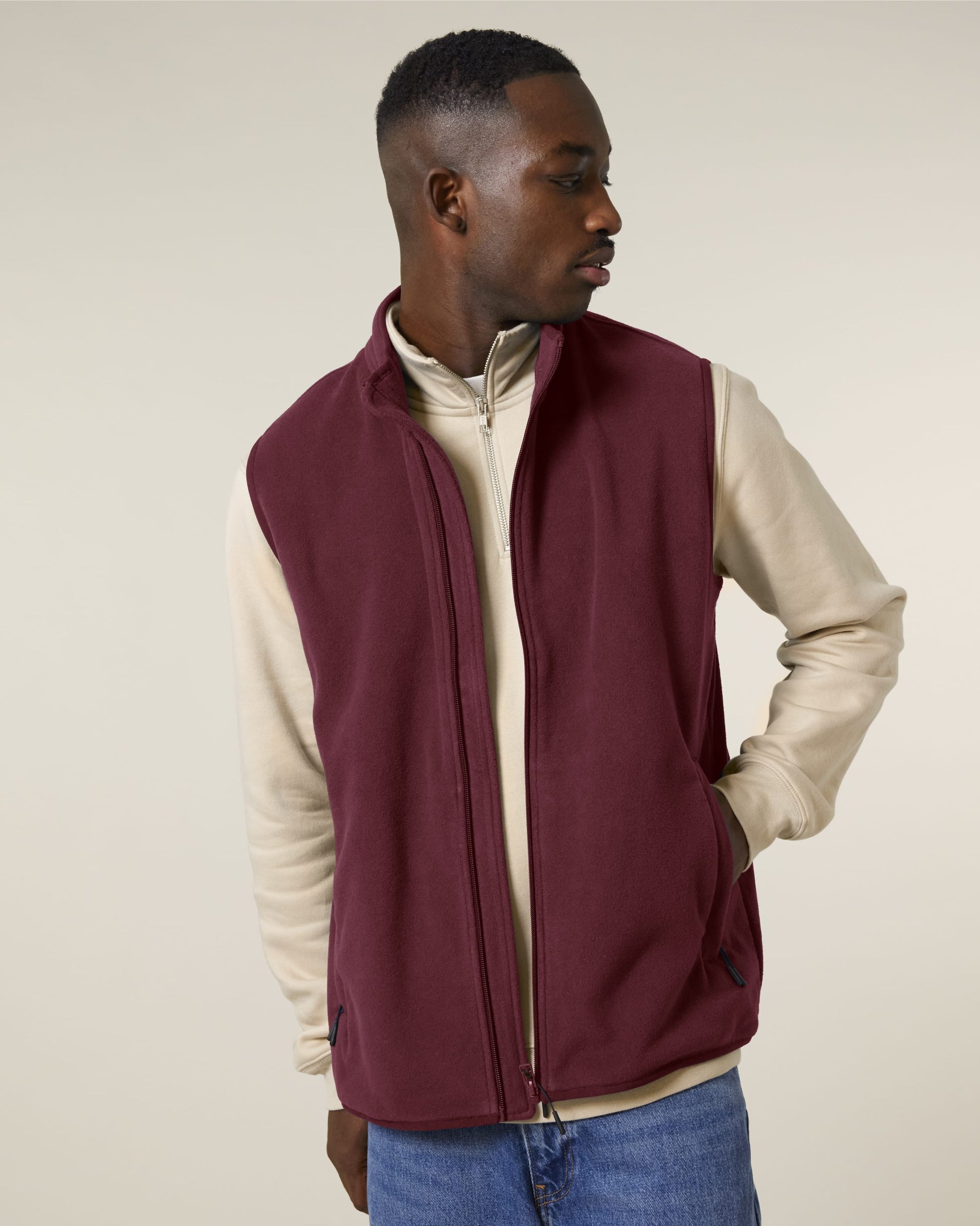 Recycled Fleece Bodywarmer: Mens - REGN