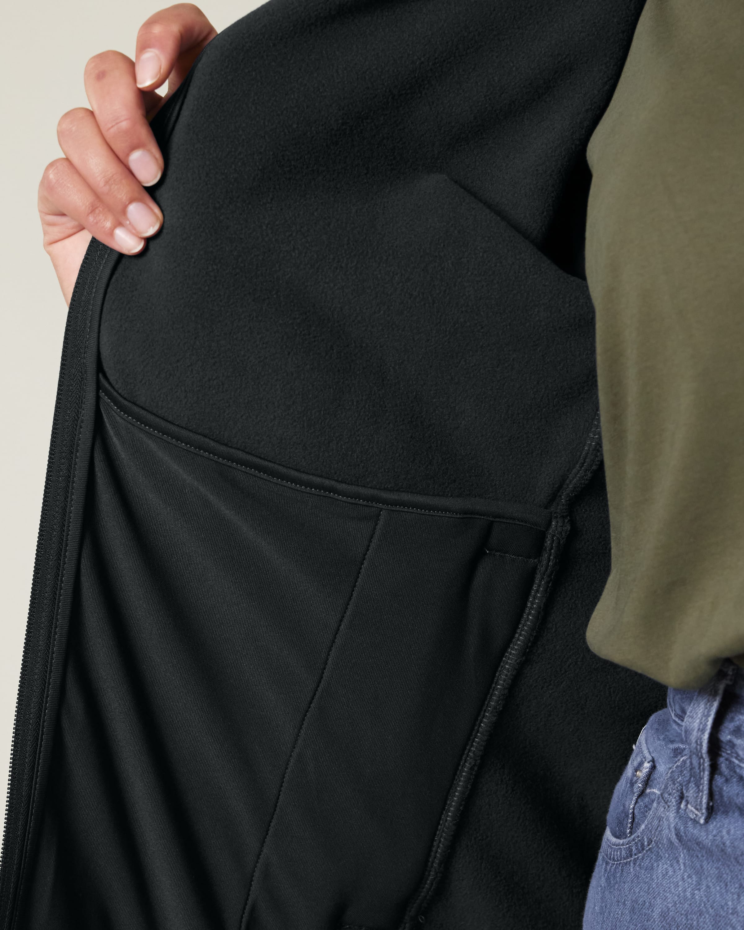 Recycled Polyester Fleece Jacket: Womens - REGN