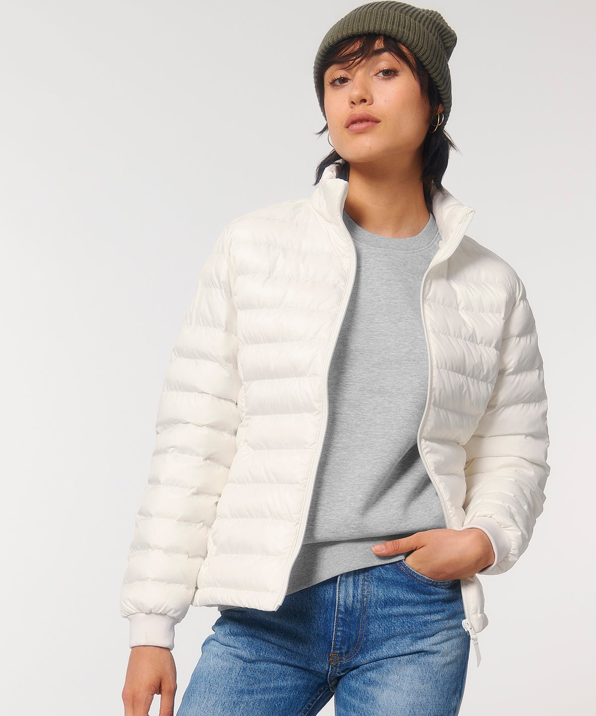Recycled Polyester Puffer Jacket: Womens - REGN