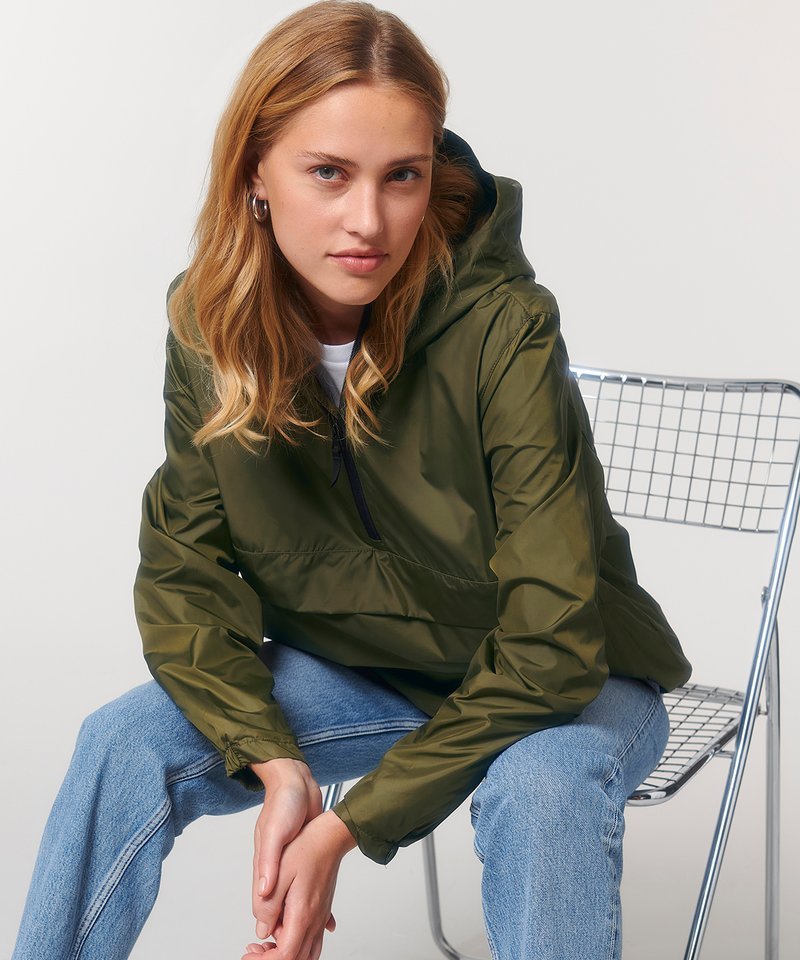 Recycled Polyester Zip Neck Anorak: Unisex - REGN