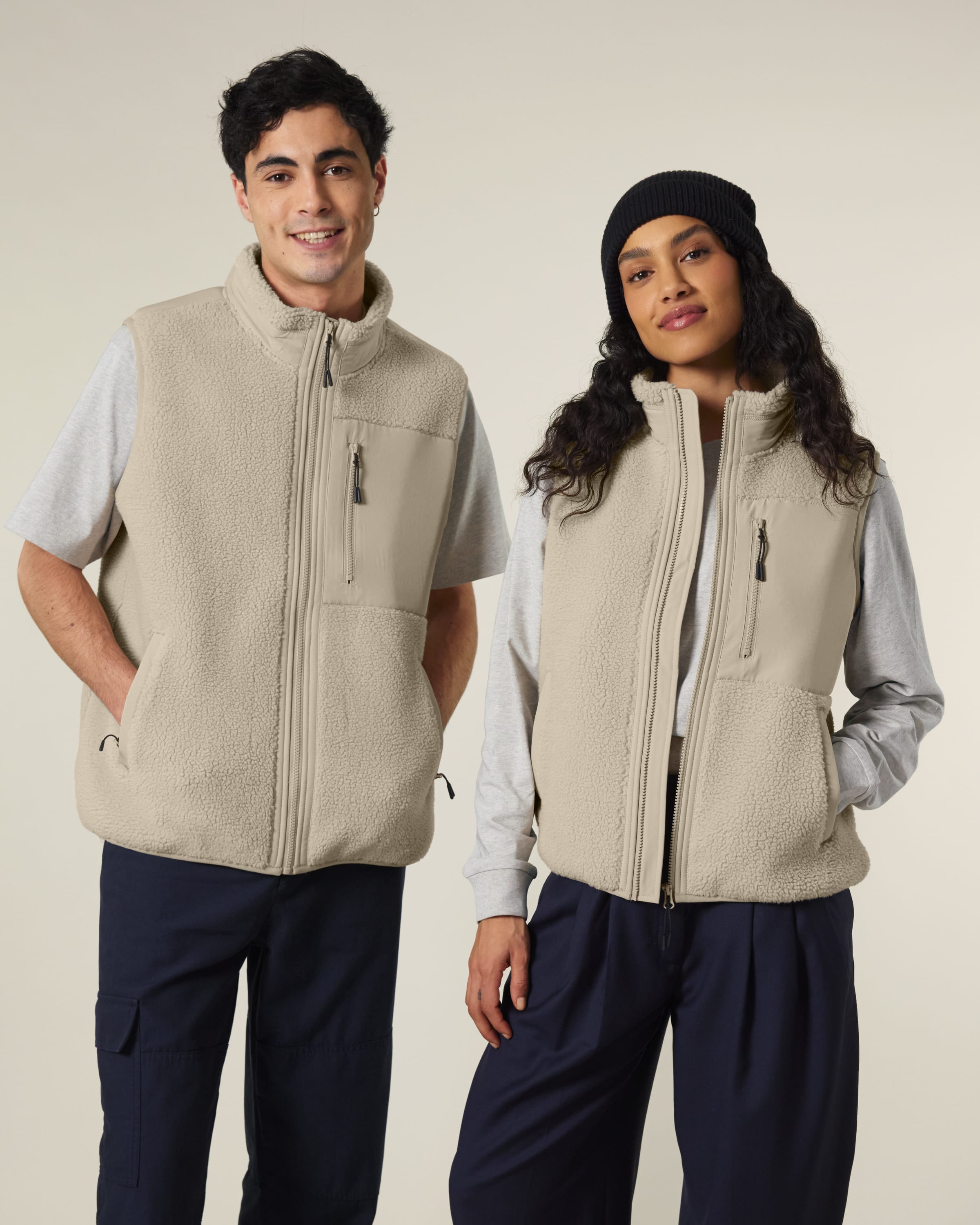 Recycled Sherpa Fleece Bodywarmer: Unisex - REGN