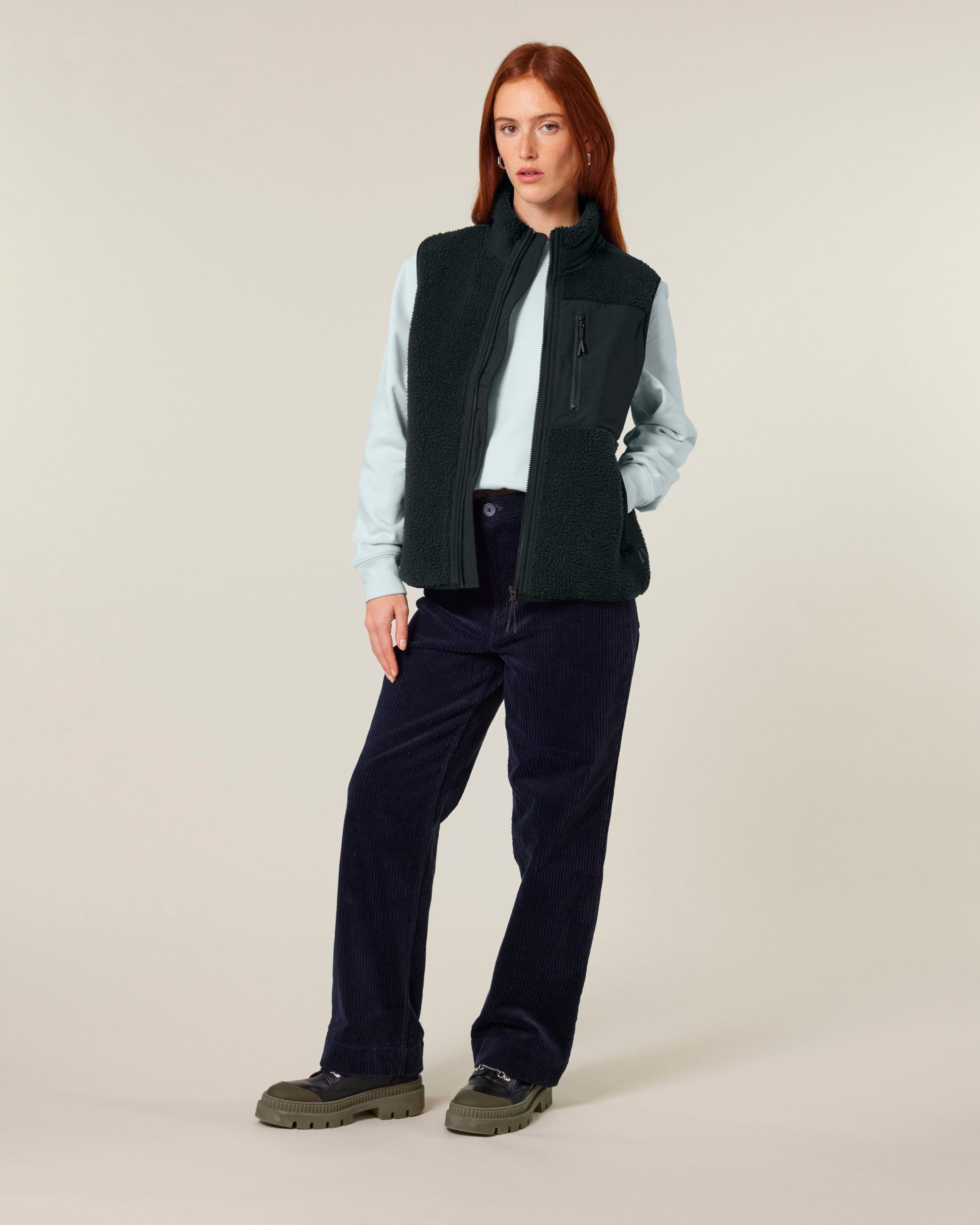 Recycled Sherpa Fleece Bodywarmer: Unisex - REGN