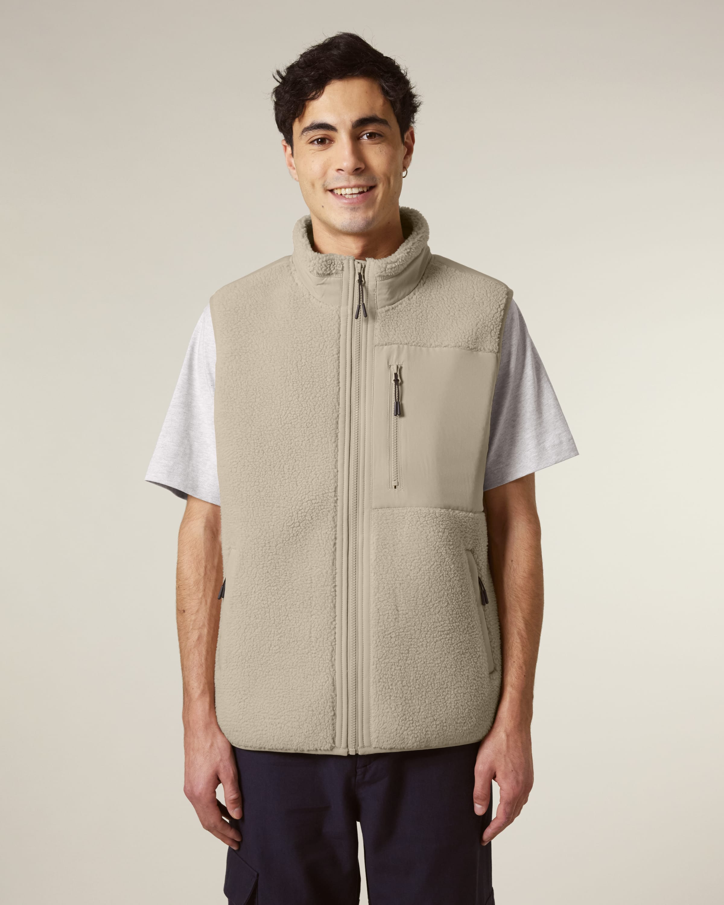 Recycled Sherpa Fleece Bodywarmer: Unisex - REGN