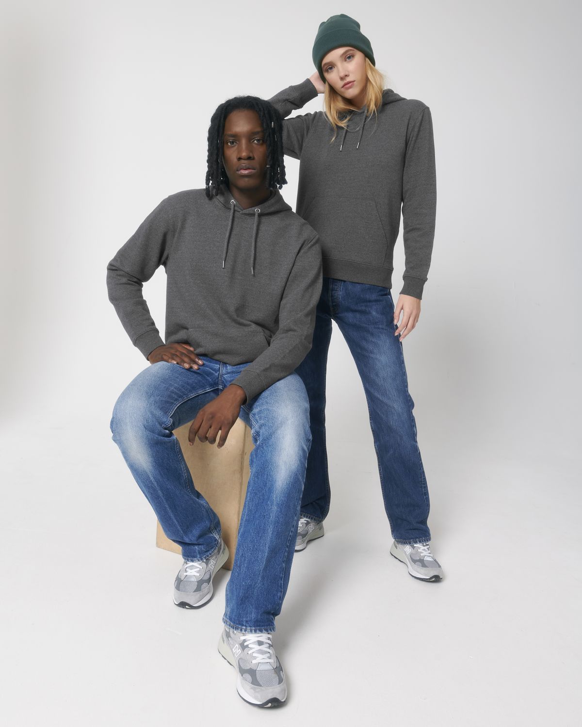 Regenerated Cotton Hooded Sweatshirt: Unisex - REGN