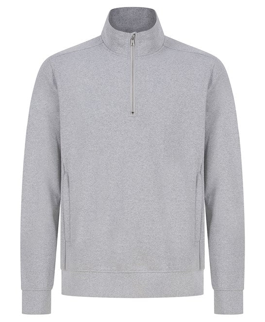 Regenerated Cotton & rPET 1/4 Zip Sweatshirt - REGN
