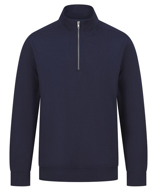 Regenerated Cotton & rPET 1/4 Zip Sweatshirt - REGN