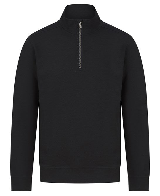 Regenerated Cotton & rPET 1/4 Zip Sweatshirt - REGN