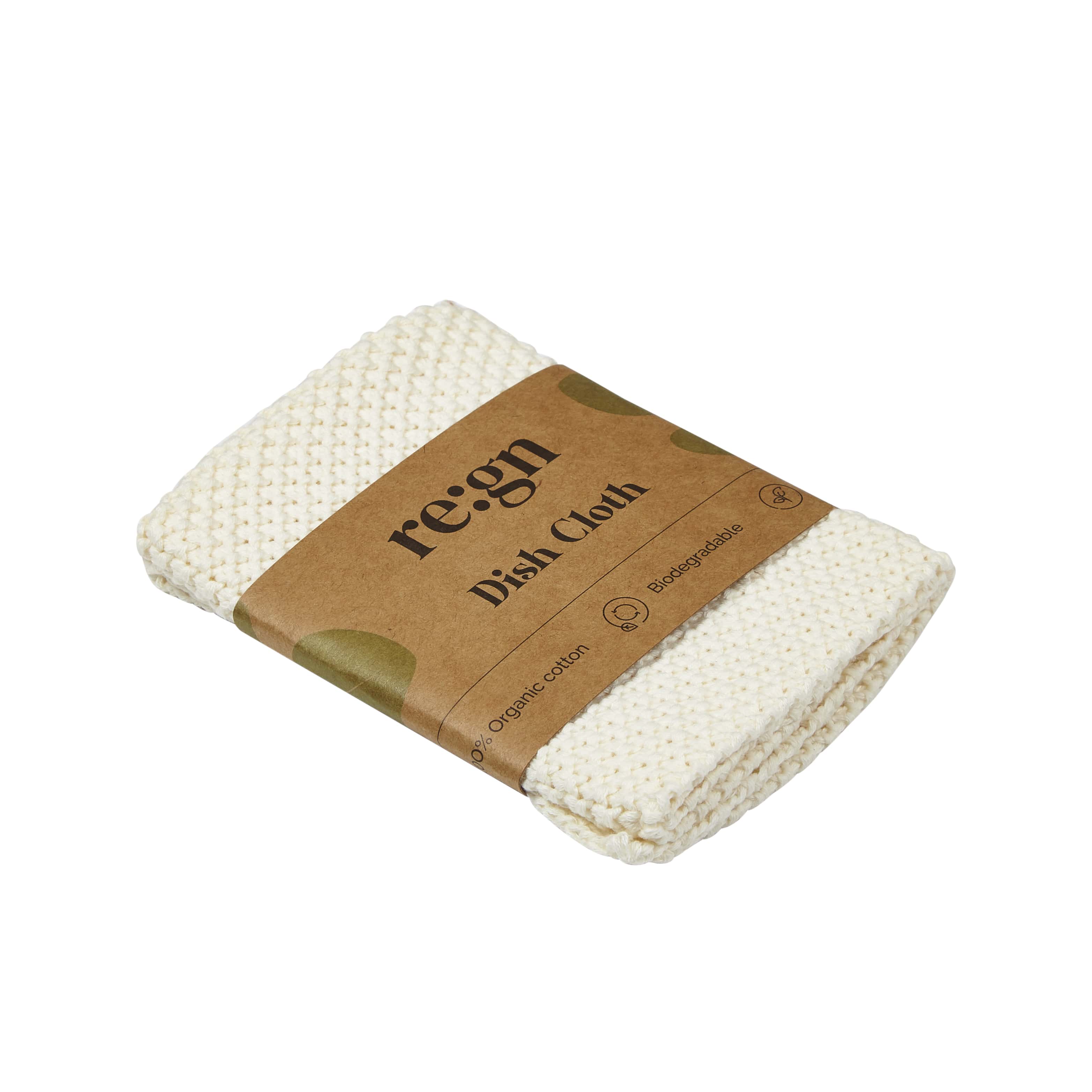 re:gn 100% Organic Reusable Washable Dish Cloths - 100% Organic Cotton - Buy One Get One Half Price! - REGN
