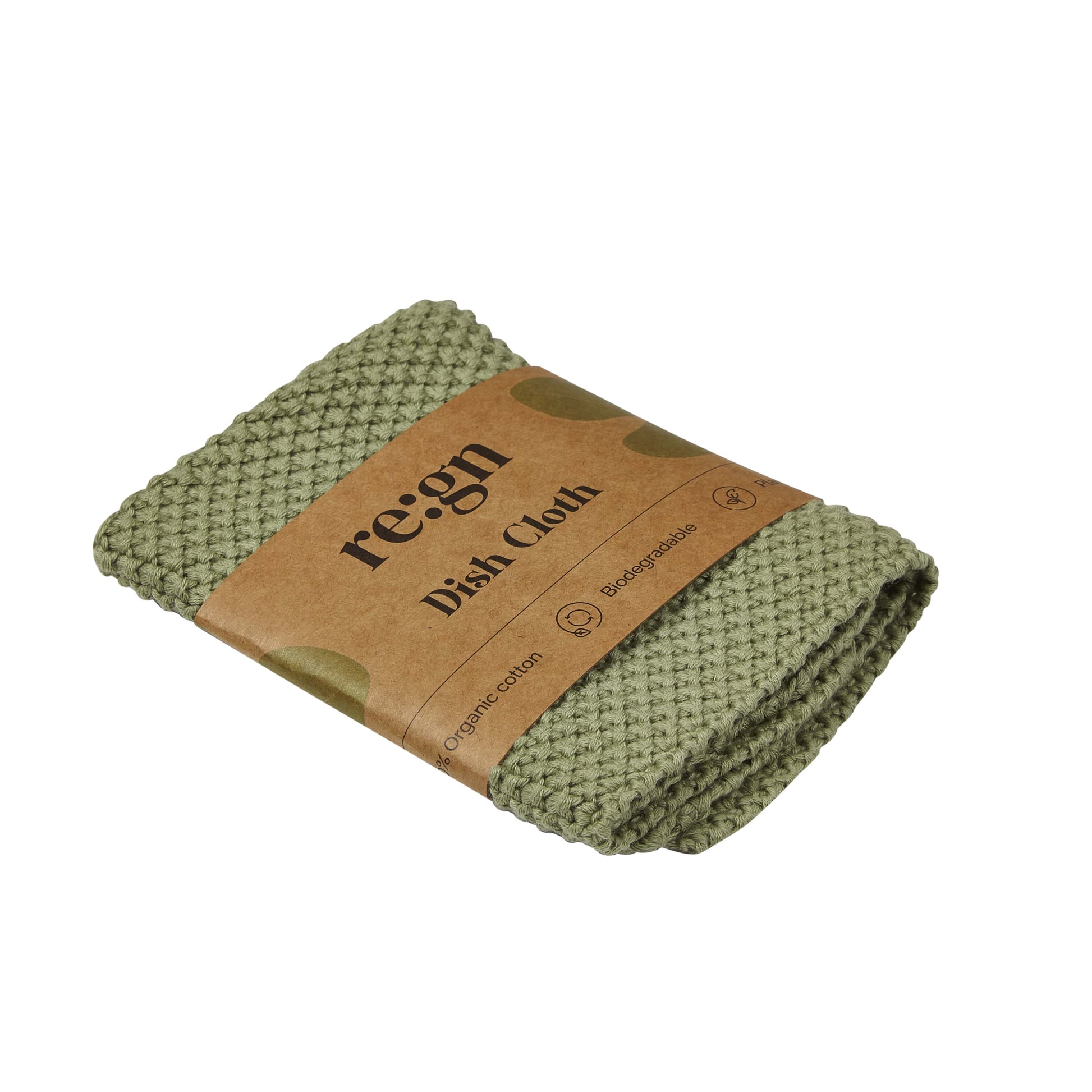 re:gn 100% Organic Reusable Washable Dish Cloths - 100% Organic Cotton - Buy One Get One Half Price! - REGN