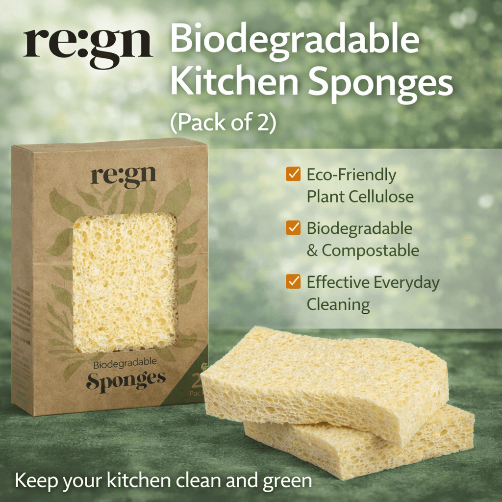 Re:gn Biodegradable Kitchen Sponges - (Pack of 2) - REGN