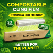 Re:gn Compostable Food Cling Wrap (Cling Film) – 30m - REGN