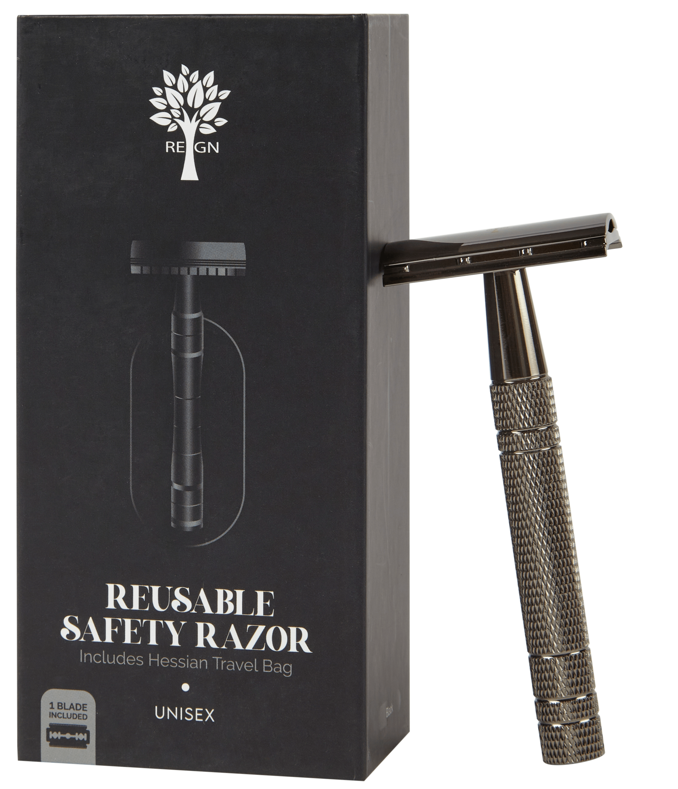 Double Edge Safety Razor + 10 Blades & Travel Bag | REGN