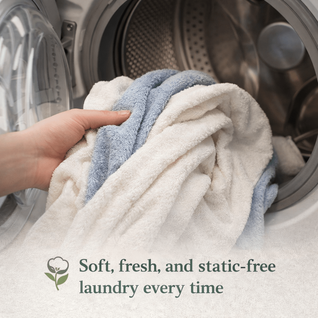 Re:gn Eco Fabric Softener Sheets – Fresh Linen Scent | Plastic - Free, Vegan, 96 Washes | SAVE 20% - REGN