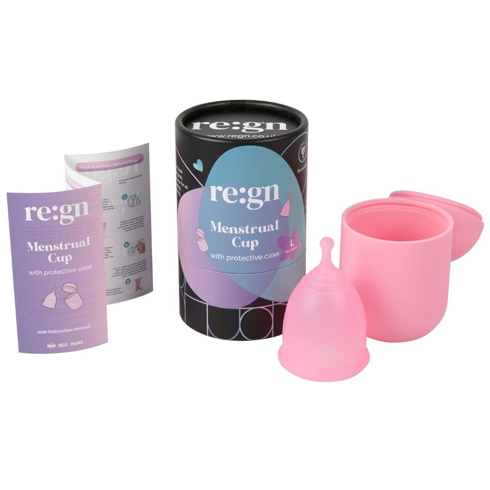 re:gn Eco Menstrual Cup – Reusable Silicone Cup with Case - REGN
