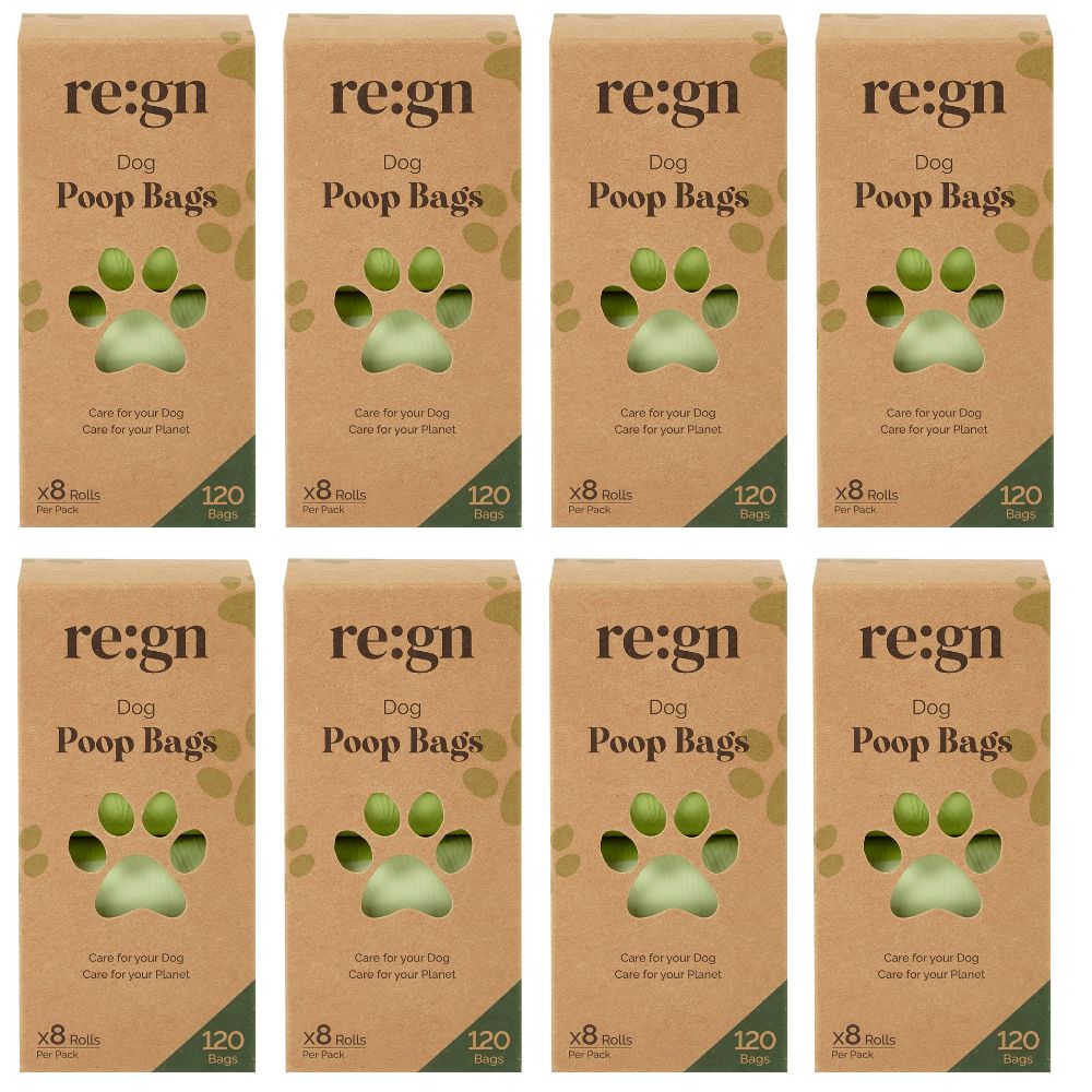 Re:gn Extra Thick & Strong Compostable Dog Poop Bags - 720 Bags - REGN