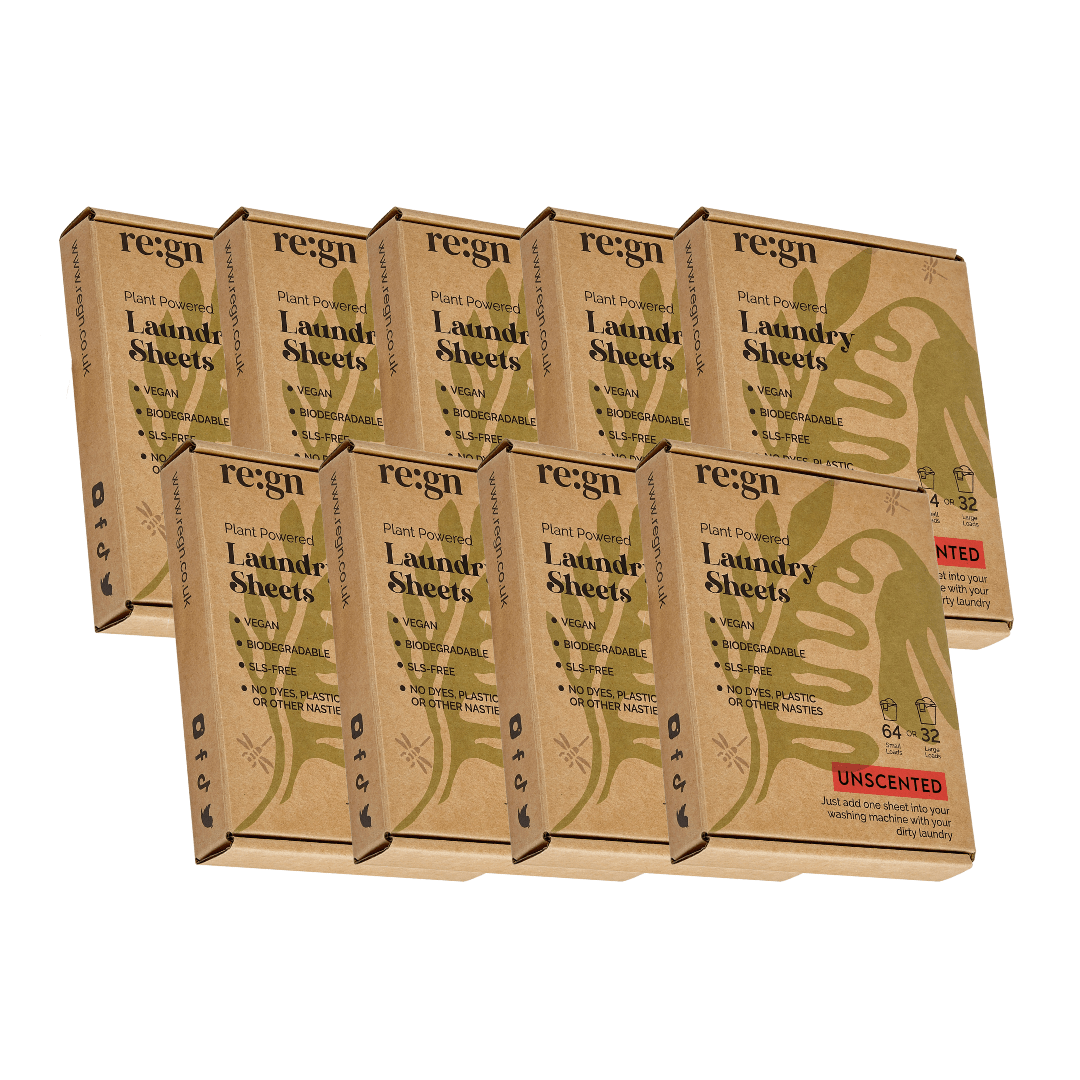Re:gn Laundry Detergent Sheets – 1 - Year Supply (576 Sheets) | Plastic - Free & Eco - Friendly - REGN