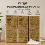 Re:gn Laundry Detergent Sheets | Plastic - Free, Eco - Friendly Washing | 384 Sheets - REGN
