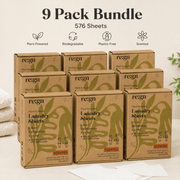 Re:gn Laundry Detergent Sheets | Plastic - Free, Eco - Friendly Washing | 576 Sheets | 1 Year Supply - REGN